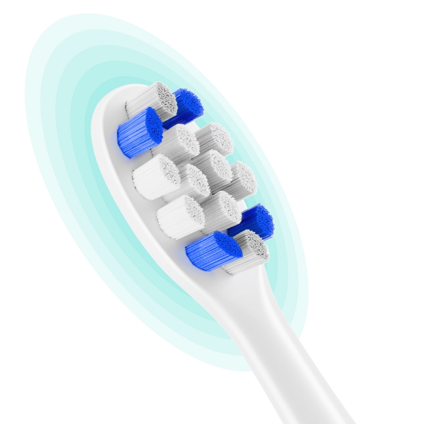 Niceboy ION Sonic Kids - Cepillo de dientes sónico infantil 500 mAh IPX7 blanco