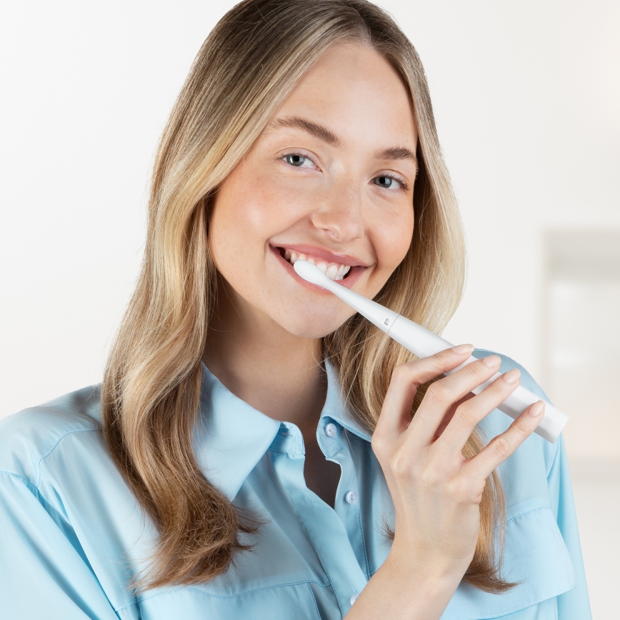 Niceboy ION Sonic Lite - Cepillo de dientes sónico 500 mAh IPX7 blanco