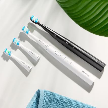 Niceboy ION Sonic Lite - Cepillo de dientes sónico 500 mAh IPX7 negro