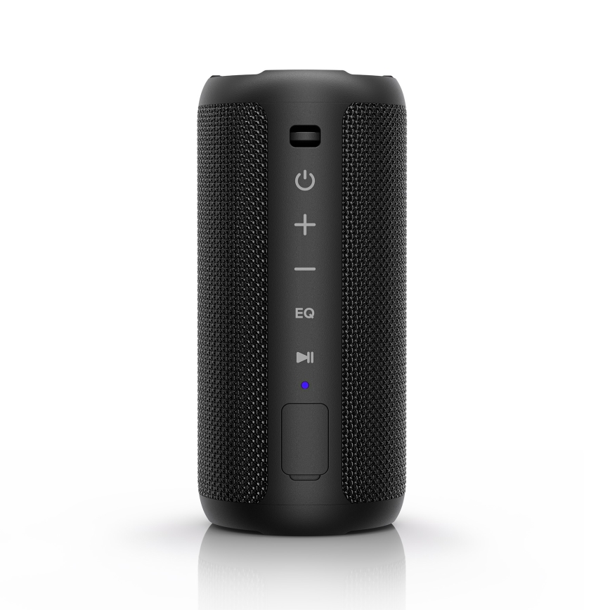 Niceboy Orion - Altavoz inalámbrico LED con micrófono 24W/2200 mAh IPX7 negro