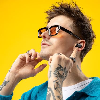 Niceboy Podsie 4 - Audífonos inalámbricos IP54 negro