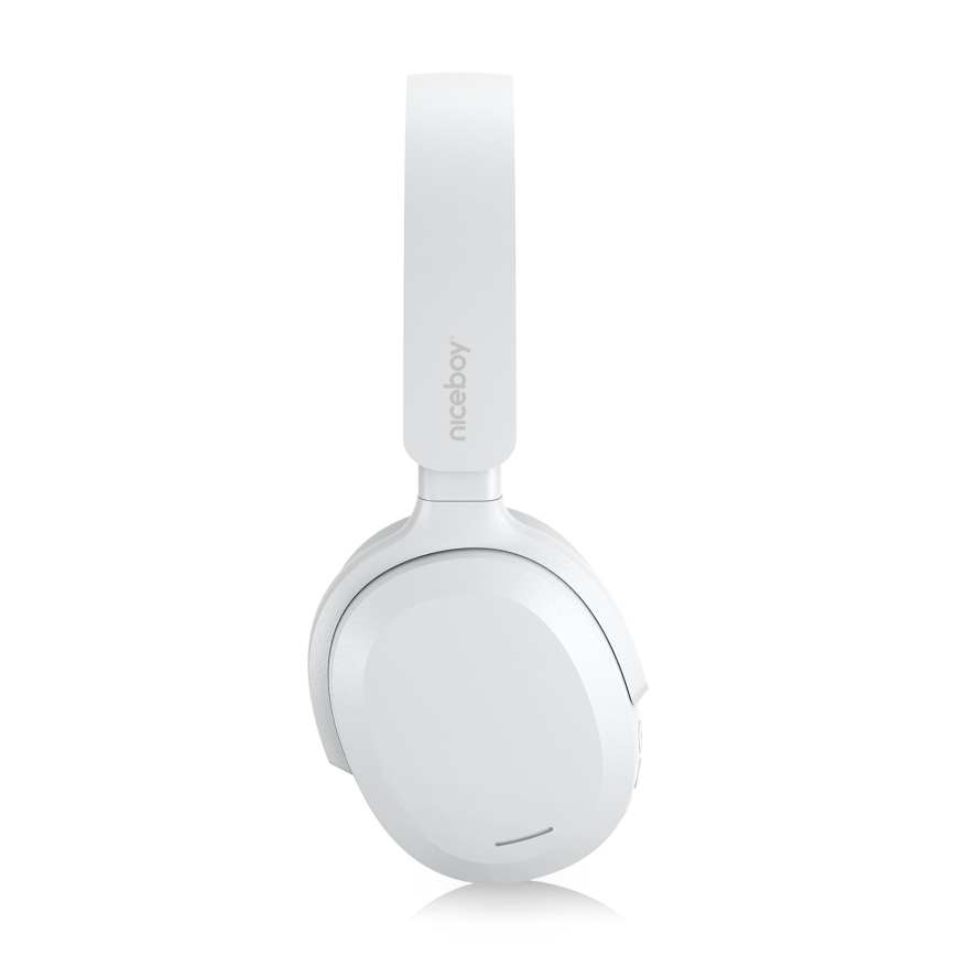 Niceboy Sora - Auriculares inalámbricos con micrófono 250 mAh IPX4 blanco