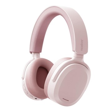 Niceboy Sora - Auriculares inalámbricos con micrófono, batería de 250 mAh, protección IPX4, color rosa