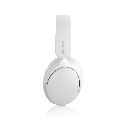 Niceboy Stellar - Audífonos inalámbricos con un micrófono y ANC 400 mAh IPX4 blanco