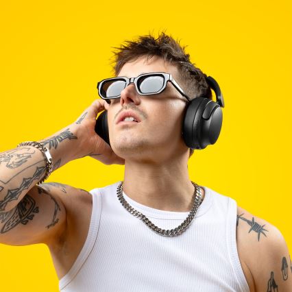 Niceboy Stellar - Audífonos inalámbricos con un micrófono y ANC 400 mAh IPX4 negro