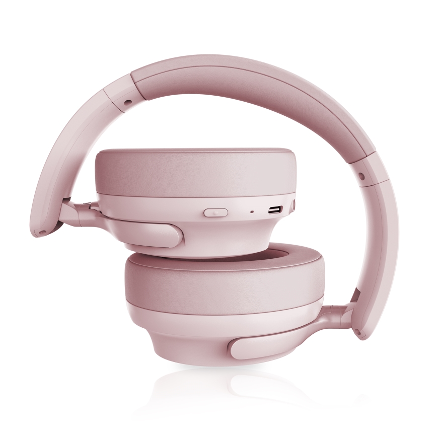 Niceboy Stellar - Auriculares inalámbricos con micrófono y ANC, 400 mAh, IPX4, color rosa