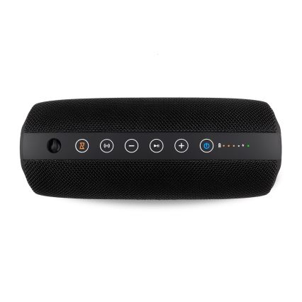 Niceboy Titan 4 - Altavoz inalámbrico LED con micrófono y función de power bank 50W/4000 mAh IPX7 negro