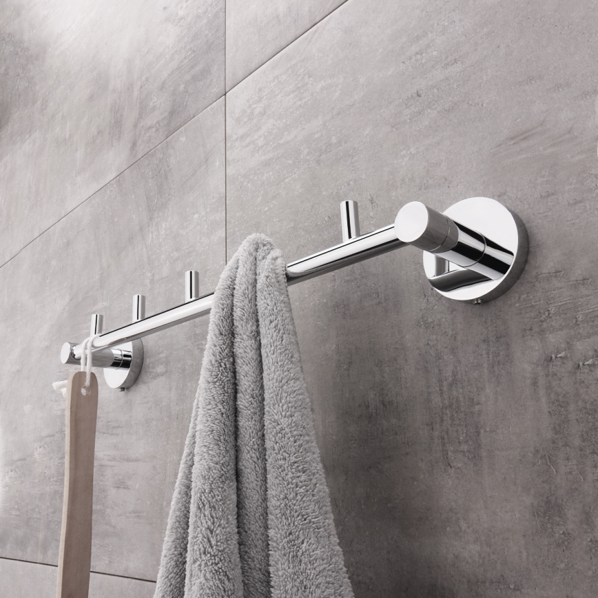 NIMCO UN 13054-5-26 - Toallero de pared UNIX 41,5 cm cromo brillante