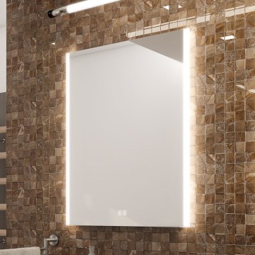 NIMCO ZP 11001VX - Espejo de baño LED retroiluminado regulable/21W/230V 3000-6500K 70x50 cm IP44