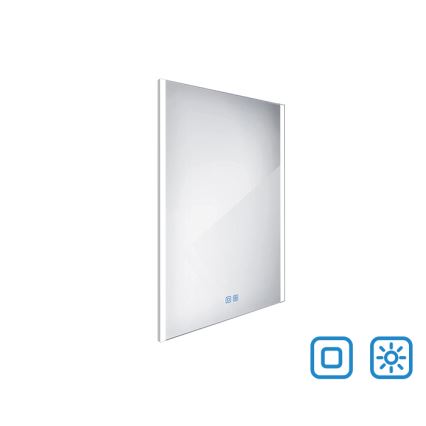 NIMCO ZP 11002VX - Espejo de baño LED regulable con retroiluminación LED/24W/230V 3000-6500K 80x60 cm IP44