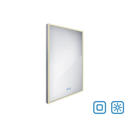 NIMCO ZP 13001VX - Espejo de baño retroiluminado LED atenuable LED/35W/230V 3000-6500K 70x50 cm IP44