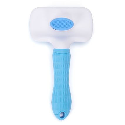Nobleza - Cepillo para perros y gatos azul 10,5 cm
