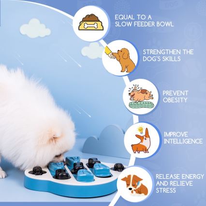 Nobleza - Juguete interactivo para perros azul