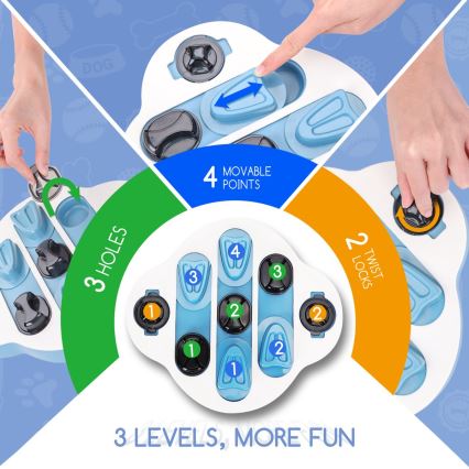 Nobleza - Juguete interactivo para perros azul
