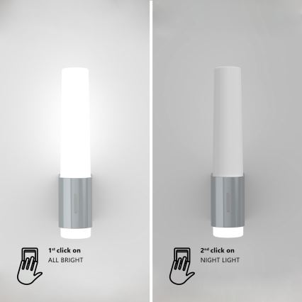 Nordlux - Aplique de baño LED regulable HELVA LED/6,8W/230V IP44