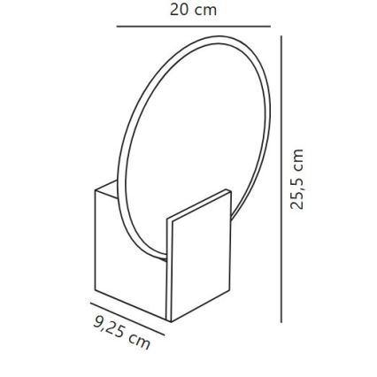 Nordlux - Aplique de baño LED regulable HESTER LED/9,5W/230V IP44 blanco