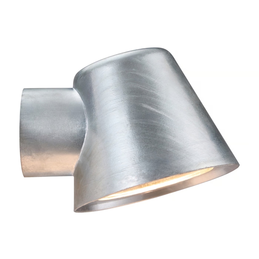 Nordlux - Aplique de exterior ALERIA 1xGU10/35W/230V IP44 plata