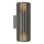 Nordlux - Aplique de exterior ALUDRA 2xE27/15W/230V IP54 antracita