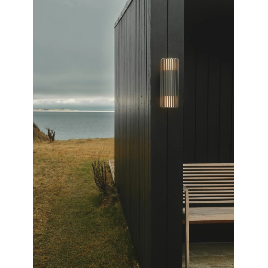 Nordlux - Aplique de exterior ALUDRA 2xE27/15W/230V IP54 antracita