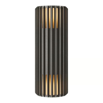 Nordlux - Aplique de exterior ALUDRA 2xE27/15W/230V IP54 antracita