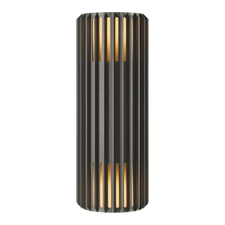 Nordlux - Aplique de exterior ALUDRA 2xE27/15W/230V IP54 antracita