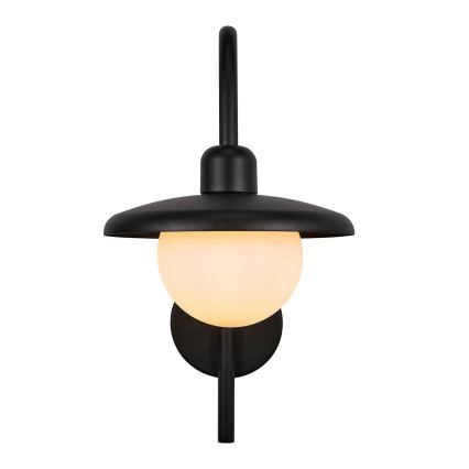 Nordlux - Aplique de exterior BERLO 1xE27/10W/230V IP44 negro