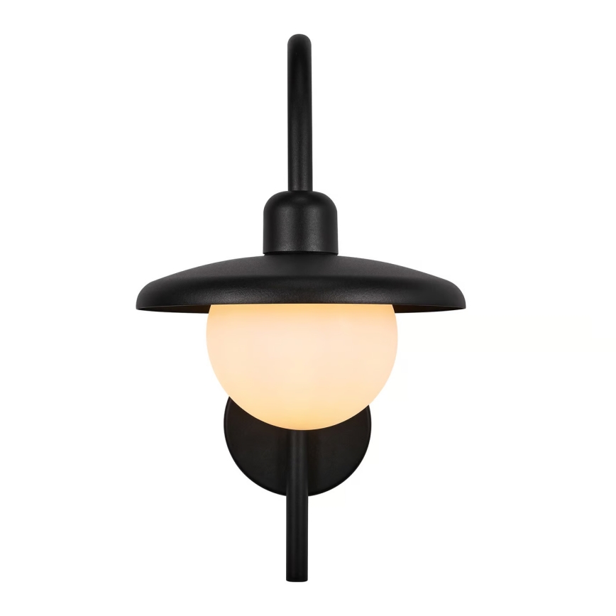 Nordlux - Aplique de exterior BERLO 1xE27/10W/230V IP44 negro