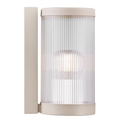 Nordlux - Aplique de exterior COUPAR 1xE27/25W/230V IP54 beige