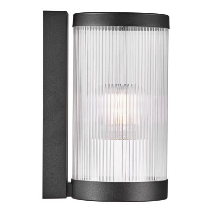 Nordlux - Aplique de exterior COUPAR 1xE27/25W/230V IP54 negro