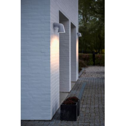 Nordlux - Aplique de exterior FRONT 1xGU10/28W/230V IP44 blanco