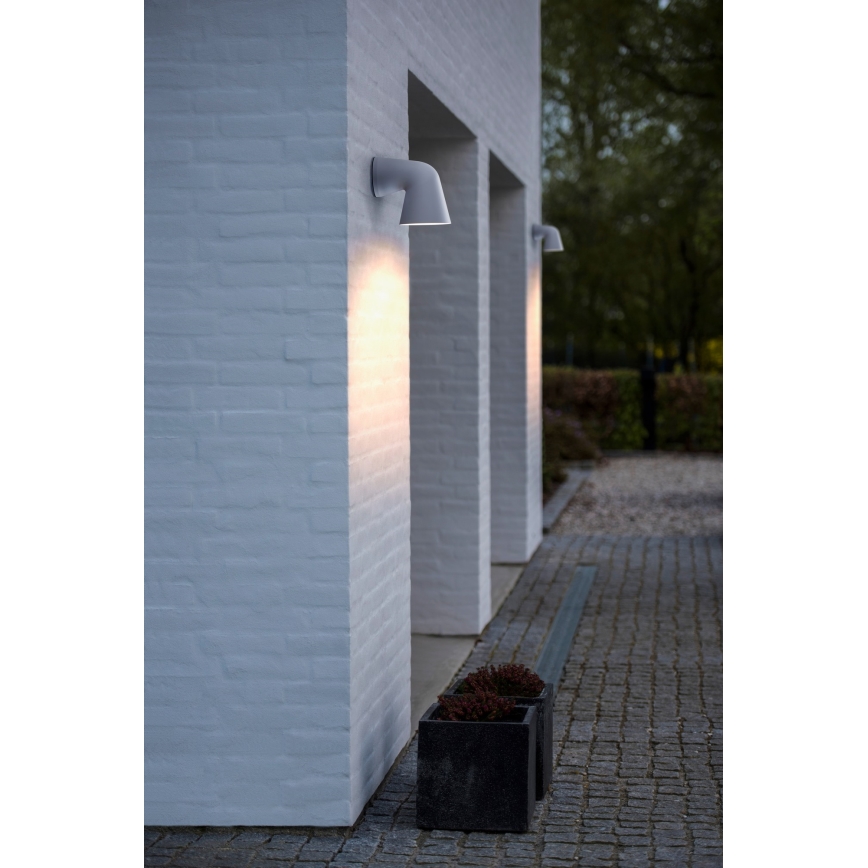 Nordlux - Aplique de exterior FRONT 1xGU10/28W/230V IP44 blanco