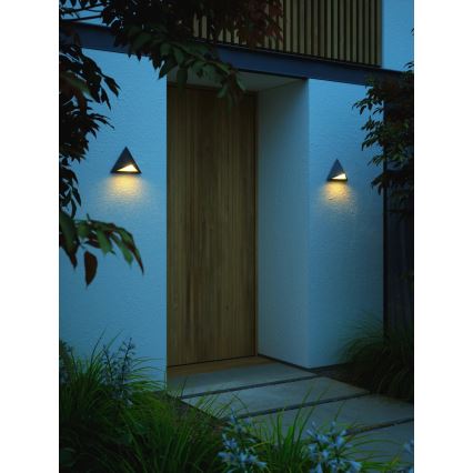 Nordlux - Aplique de exterior KONIT 1xGU10/10W/230V IP44 negro