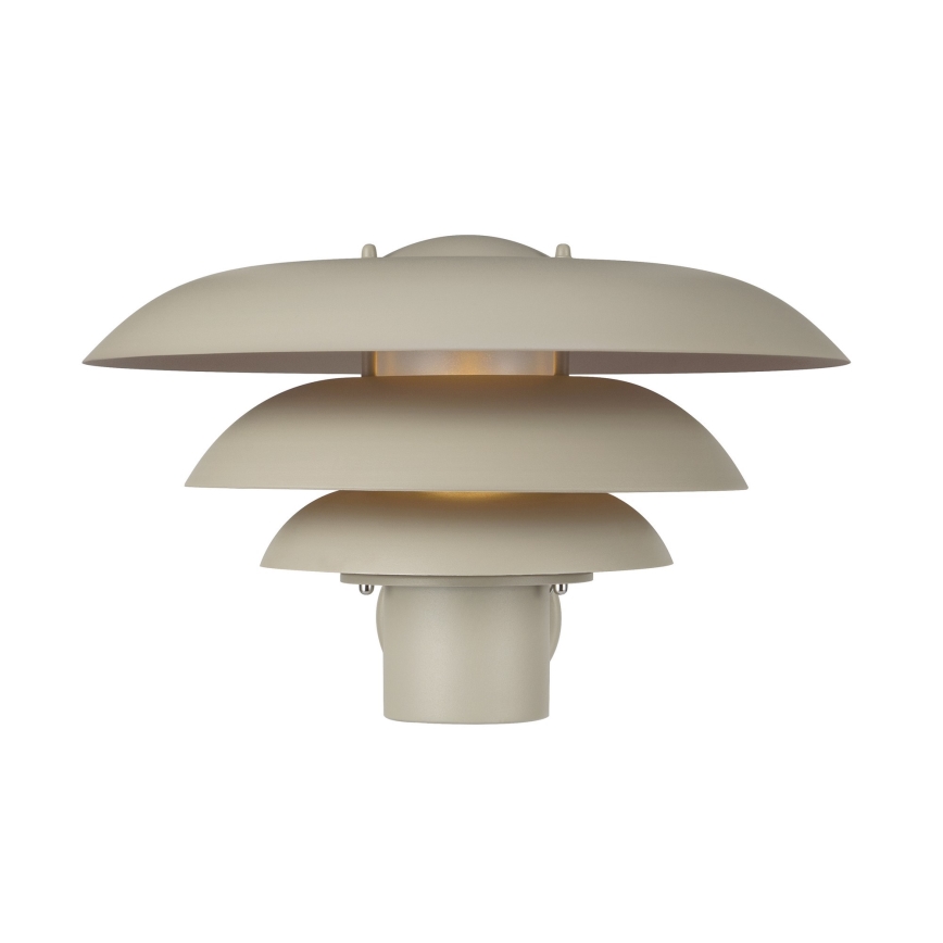 Nordlux - Aplique de exterior KURNOS 1xE27/20W/230V IP54 beige