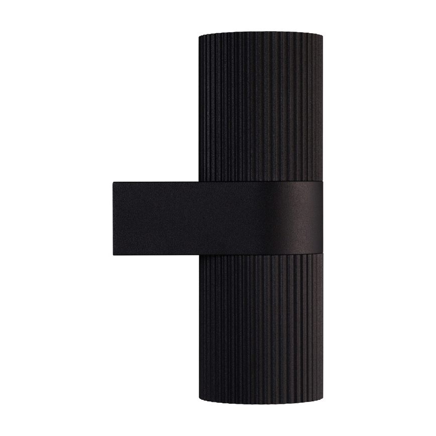 Nordlux - Aplique de exterior KYKLOP 2xGU10/25W/230V IP54 negro