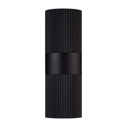 Nordlux - Aplique de exterior KYKLOP 2xGU10/25W/230V IP54 negro