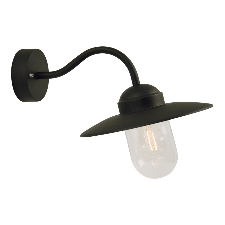 Nordlux - Aplique de exterior LUXEMBOURG 1xE27/60W/230V IP54 negro
