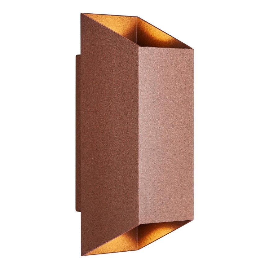 Nordlux - Aplique de exterior NICO 2xGU10/25W/230V IP54 marrón