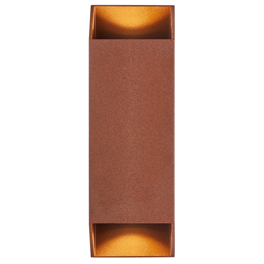 Nordlux - Aplique de exterior NICO 2xGU10/25W/230V IP54 marrón