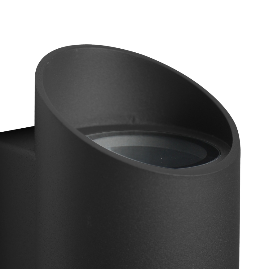 Nordlux - Aplique de exterior NICO 2xGU10/25W/230V IP54 negro