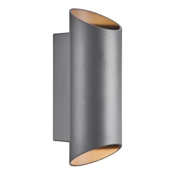 Nordlux - Aplique de exterior NICO 2xGU10/35W/230V IP54 antracita
