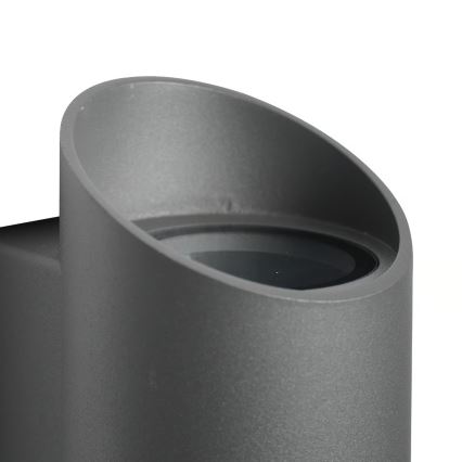 Nordlux - Aplique de exterior NICO 2xGU10/35W/230V IP54 antracita
