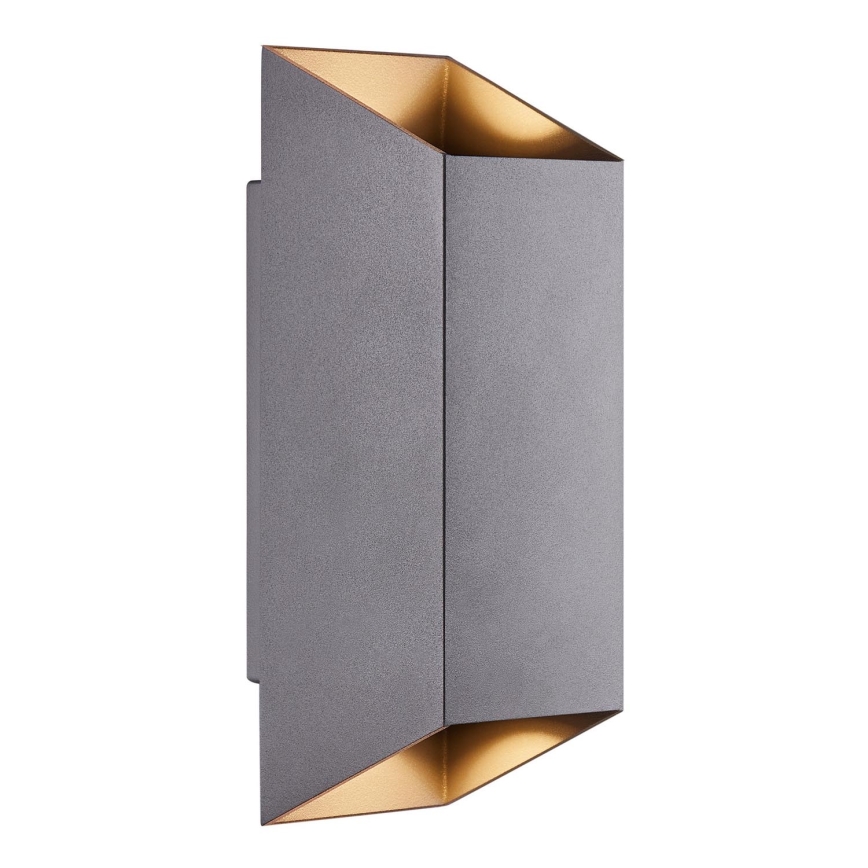 Nordlux - Aplique de exterior NICO 2xGU10/35W/230V IP54 antracita