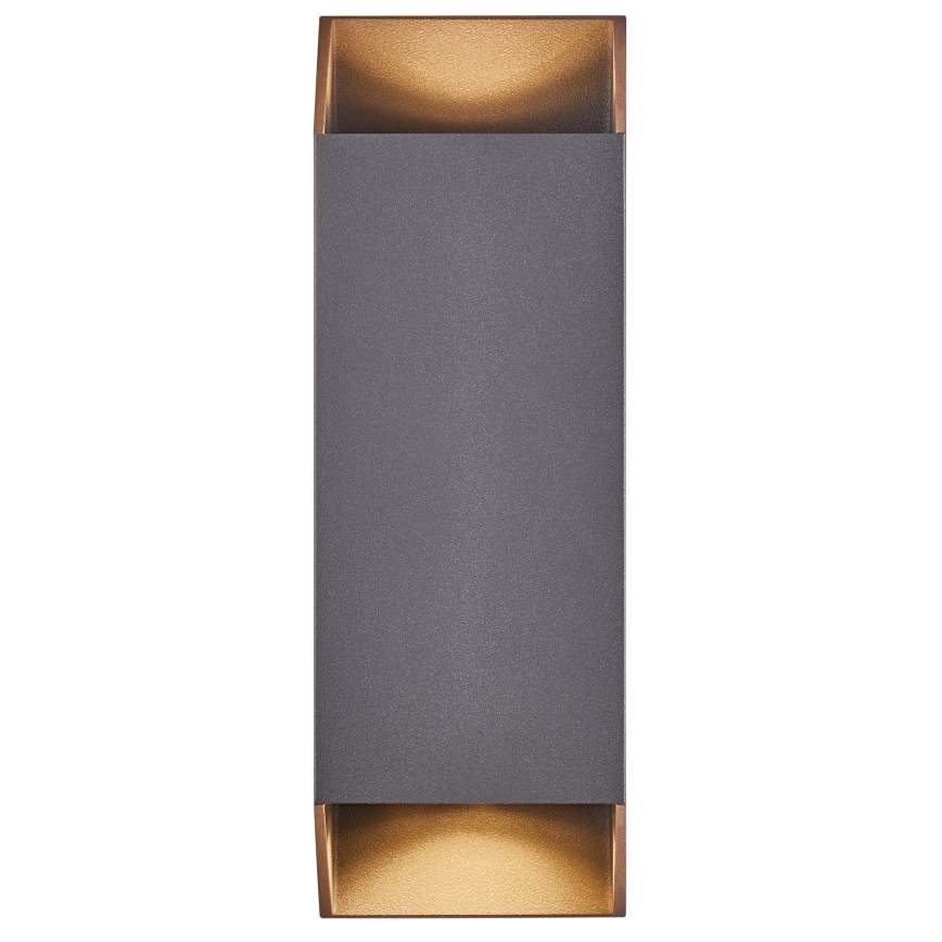 Nordlux - Aplique de exterior NICO 2xGU10/35W/230V IP54 antracita