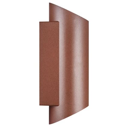 Nordlux - Aplique de exterior NICO 2xGU10/35W/230V IP54 marrón