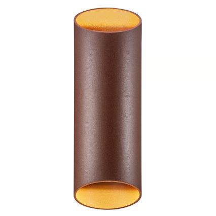Nordlux - Aplique de exterior NICO 2xGU10/35W/230V IP54 marrón