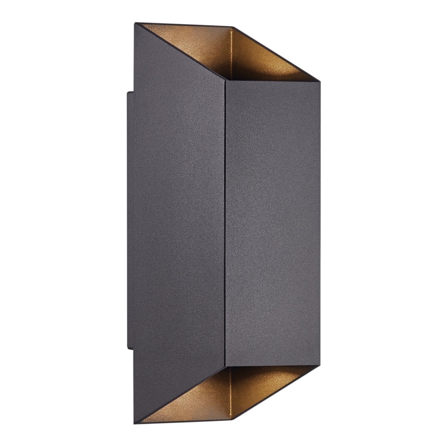 Nordlux - Aplique de exterior NICO 2xGU10/35W/230V IP54 negro