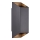 Nordlux - Aplique de exterior NICO 2xGU10/35W/230V IP54 negro