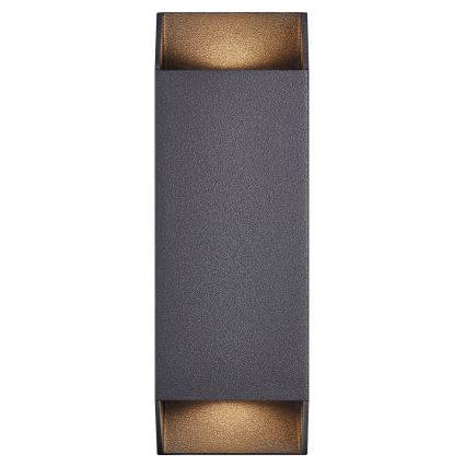 Nordlux - Aplique de exterior NICO 2xGU10/35W/230V IP54 negro