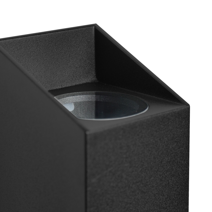 Nordlux - Aplique de exterior NICO 2xGU10/35W/230V IP54 negro