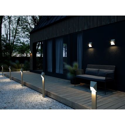 Nordlux - Aplique de exterior PONTIO 1xGU10/25W/230V color crema